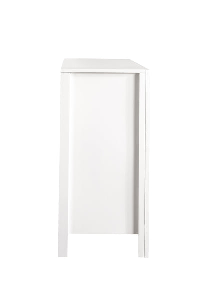 Elegant Transitional Dresser - White