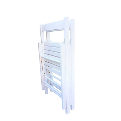 Folding Chair, Foldable Style (Set of 2) - White
