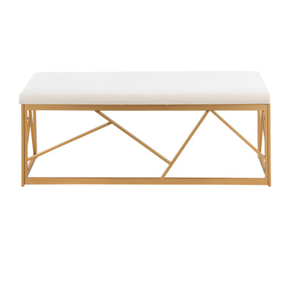 Folia - Glam Bench - Gold / White
