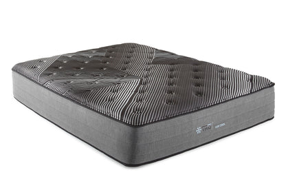 Pure Ice - 14" Twin Long Plush Quilted Mattress - Black