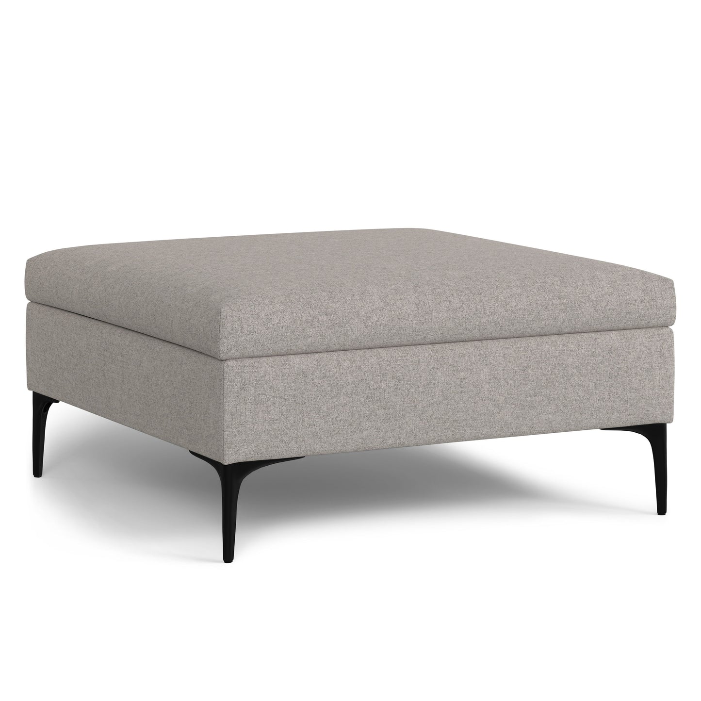 Rebecca - Coffee Table Storage Ottoman With Lift Up Lid - Gray