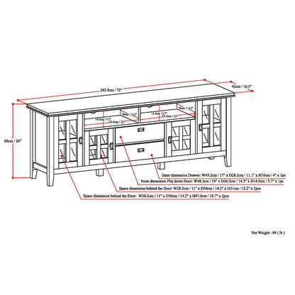 Artisan - TV Media Stand - White