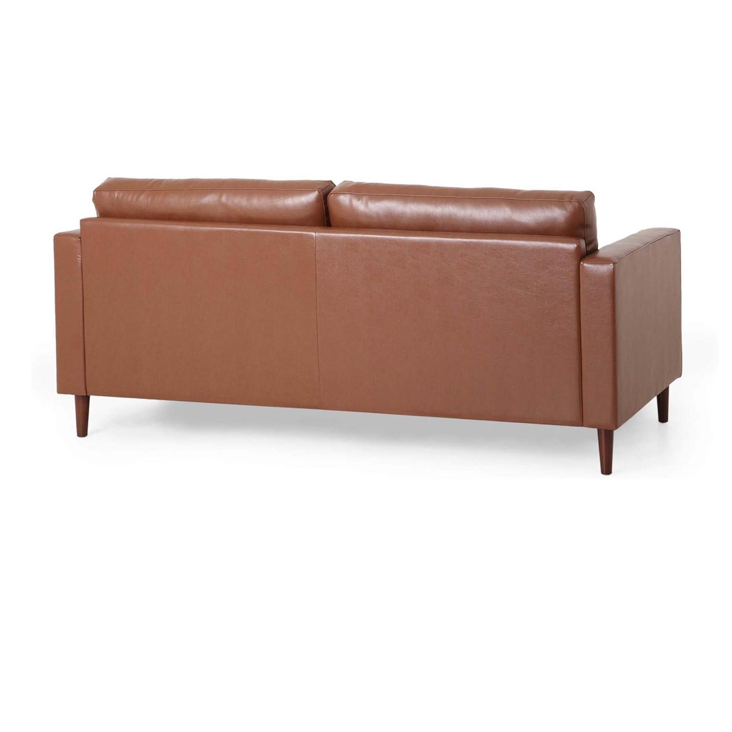 Comfy 3 Seat Sofa With Wooden Legs, For Living Room And Study - Light Brown