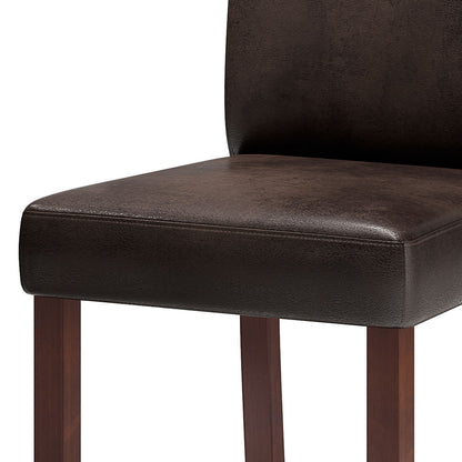 Acadian - Parson Dining Chair (Set of 2) - Distressed Brown