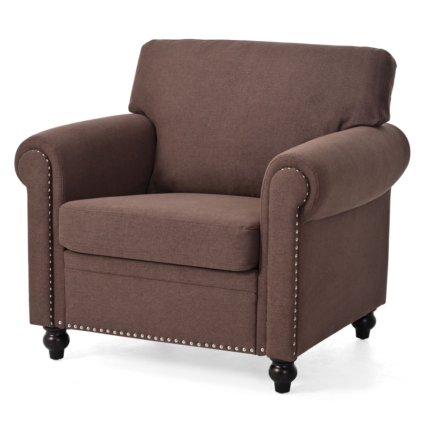 37.4" 1 Seater Sofa - Brown