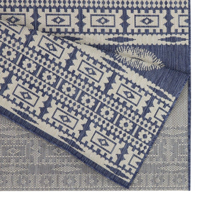 Sunshine - 7'10" X 10'3" Indoor, Outdoor Area Rug - Blue