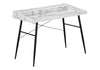 Computer Desk For Home Office, Laptop, Storage Shelves, Versatile Placement - White