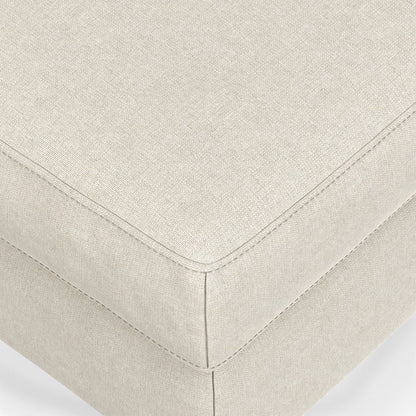 Ava - Mid Century Corner Sectional Sofa - Cream
