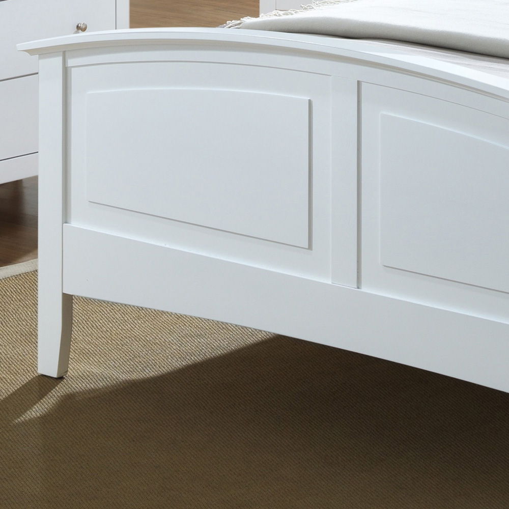 Queen Bed - White