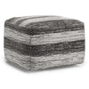 Clay - Square Pouf - Gray Melange