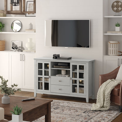 Artisan - Tall TV Media Stand - Fog Gray