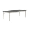 Katia - Dining Table With Leaf - Gray / White