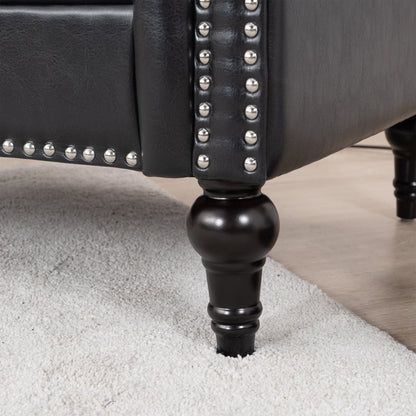1 Seater Sofa - Black