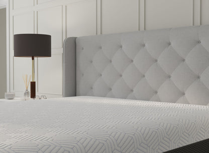 Pur Chill - 12" Twin Long Soft Mattress With Phase Change Cooling Fabric - White / Gray