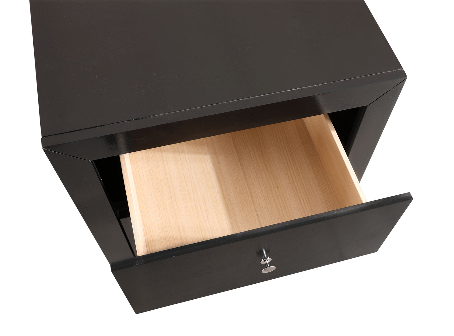 Elegantly Designed Nightstand - Black