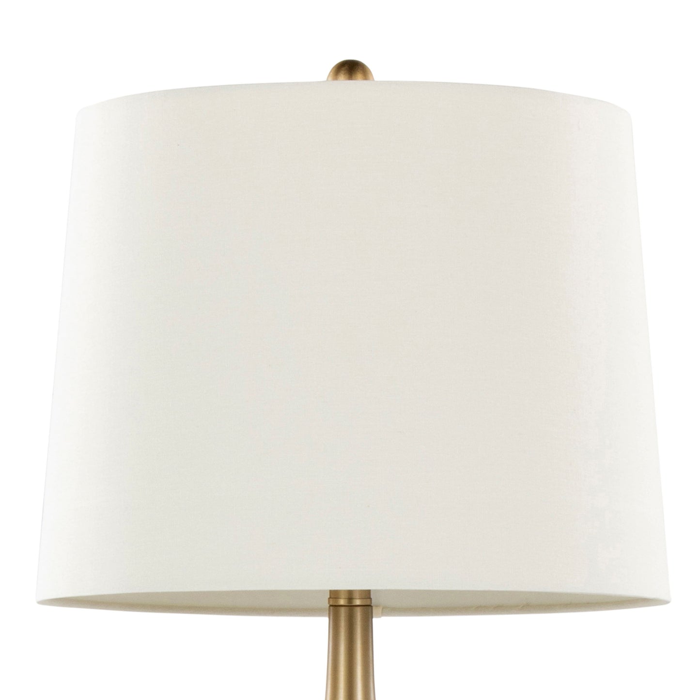 Pebble - Contemporary Table Lamp (Set of 2) - Gold / White