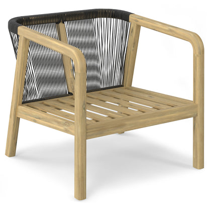 Palmetto - Outdoor Conversation Chair (Set of 2) - Stone Gray