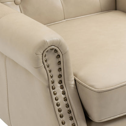 Modern Accent Chair Lounge Chair With Sturdy Wood Legs - Camel