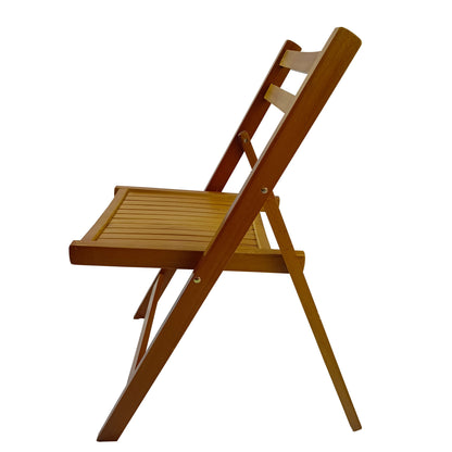 Folding Special Event Chairs, Foldable Style (Set of 4) - Honey
