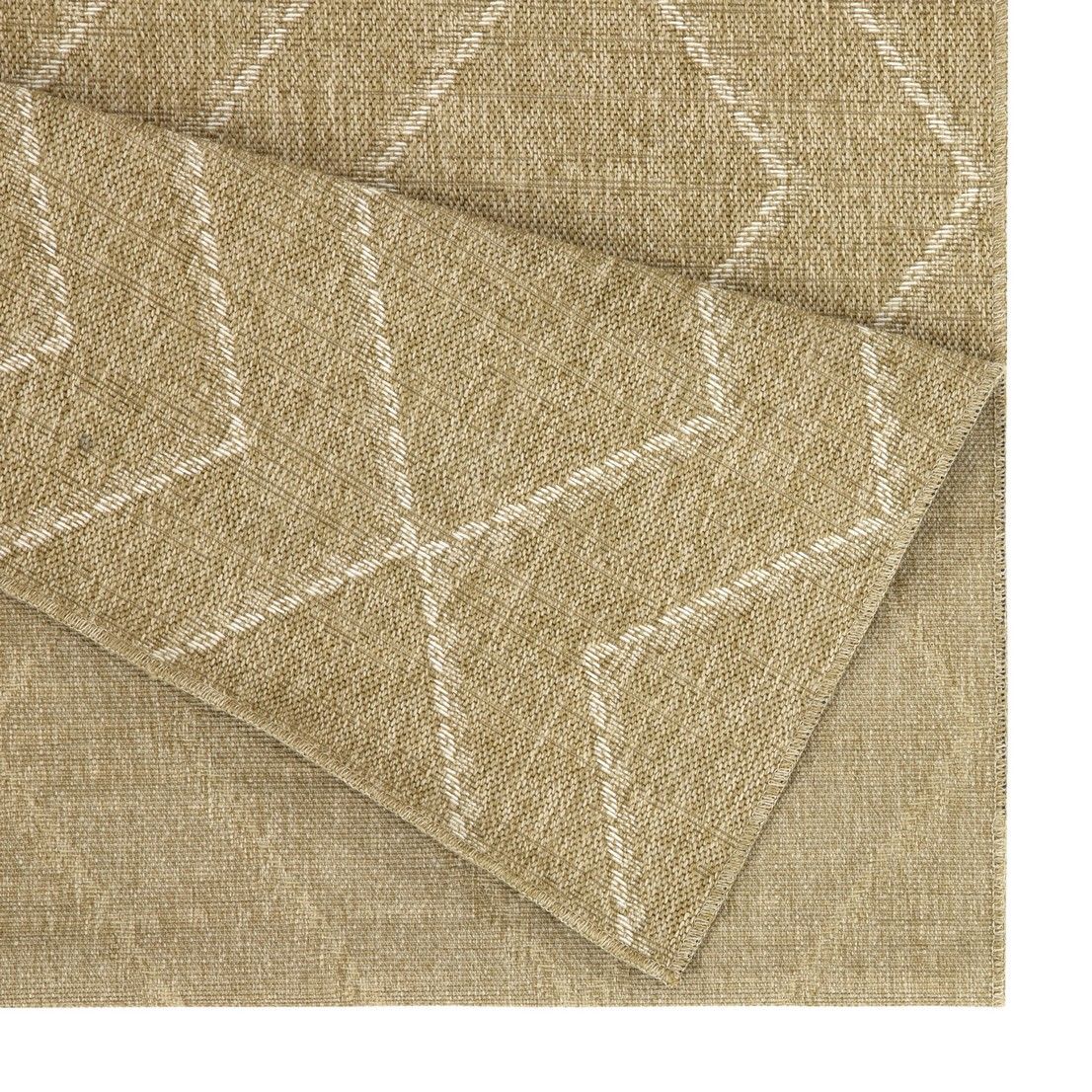 Earth - 7'10" X 10'3" Indoor, Outdoor Area Rug - Jute / White