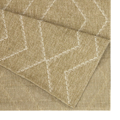 Earth - 7'10" X 10'3" Indoor, Outdoor Area Rug - Jute / White