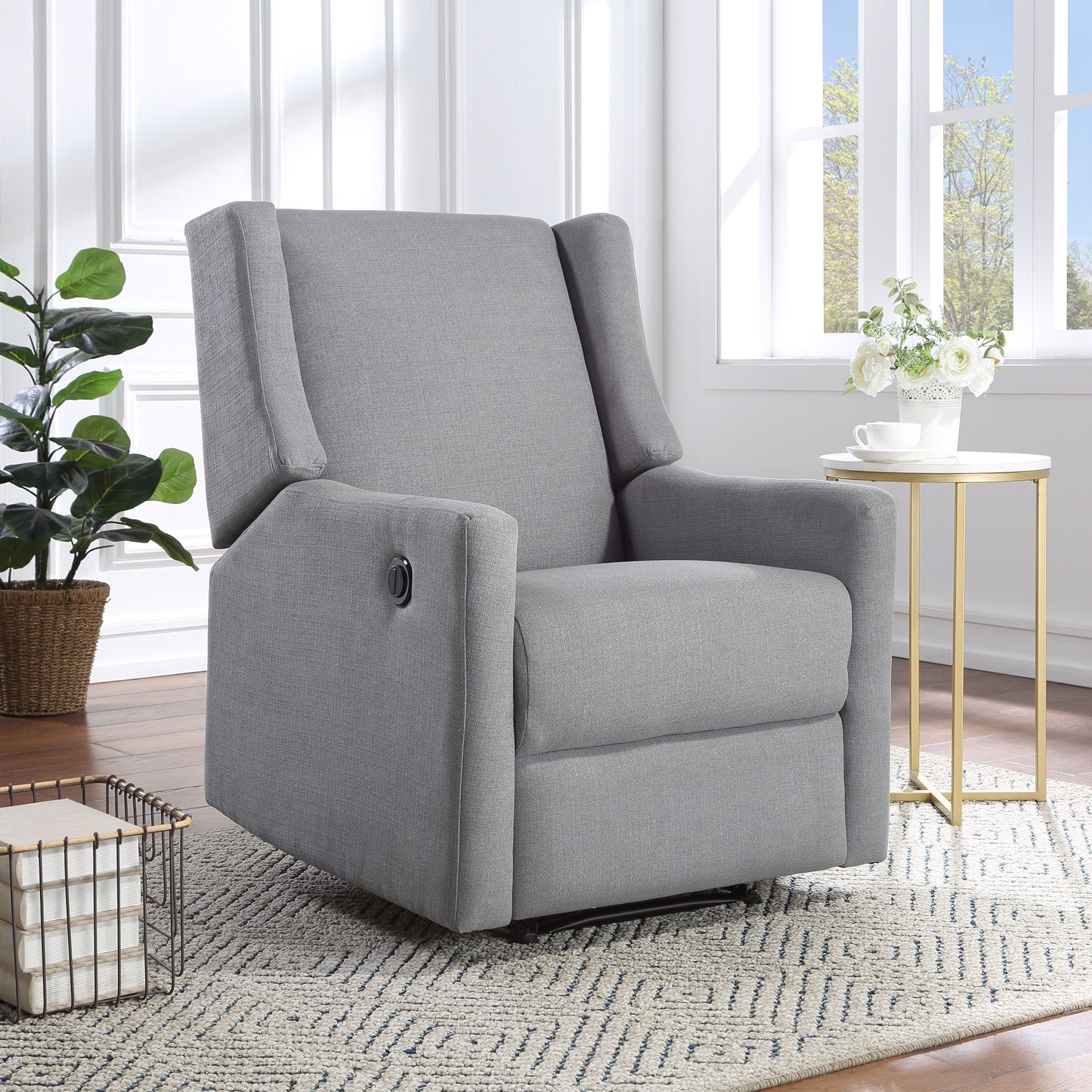 Pronto - Power Recliner - Oyster Gray