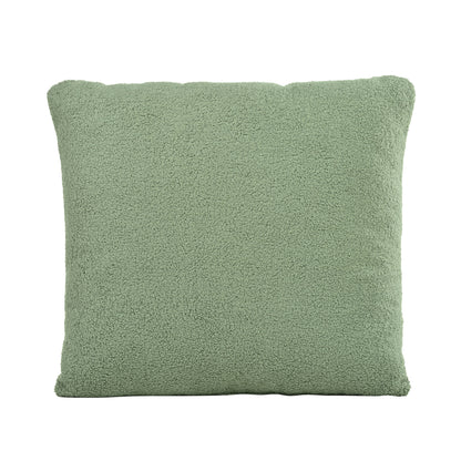 Modern Accent Chair, Upholstered Armchair For Living Room, Mid Century Fabric Lounge Chair With Pillow, Comfortable Reading Chair With Wood Legs For Living Room, Reception Room - Light Green