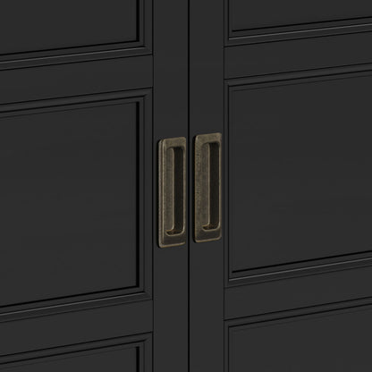 Burlington - Low Storage Cabinet - Black