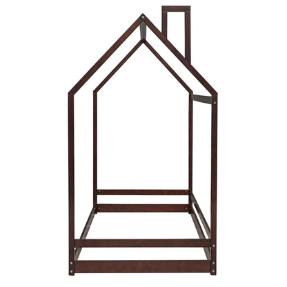 Twin Size Playhouse Bed - Espresso