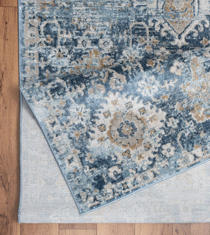 Noble - 7'10" X 10'3" Area Rug - Blue