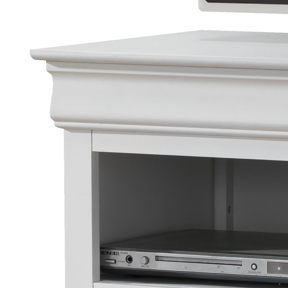 Charming Media Storage Unit - White
