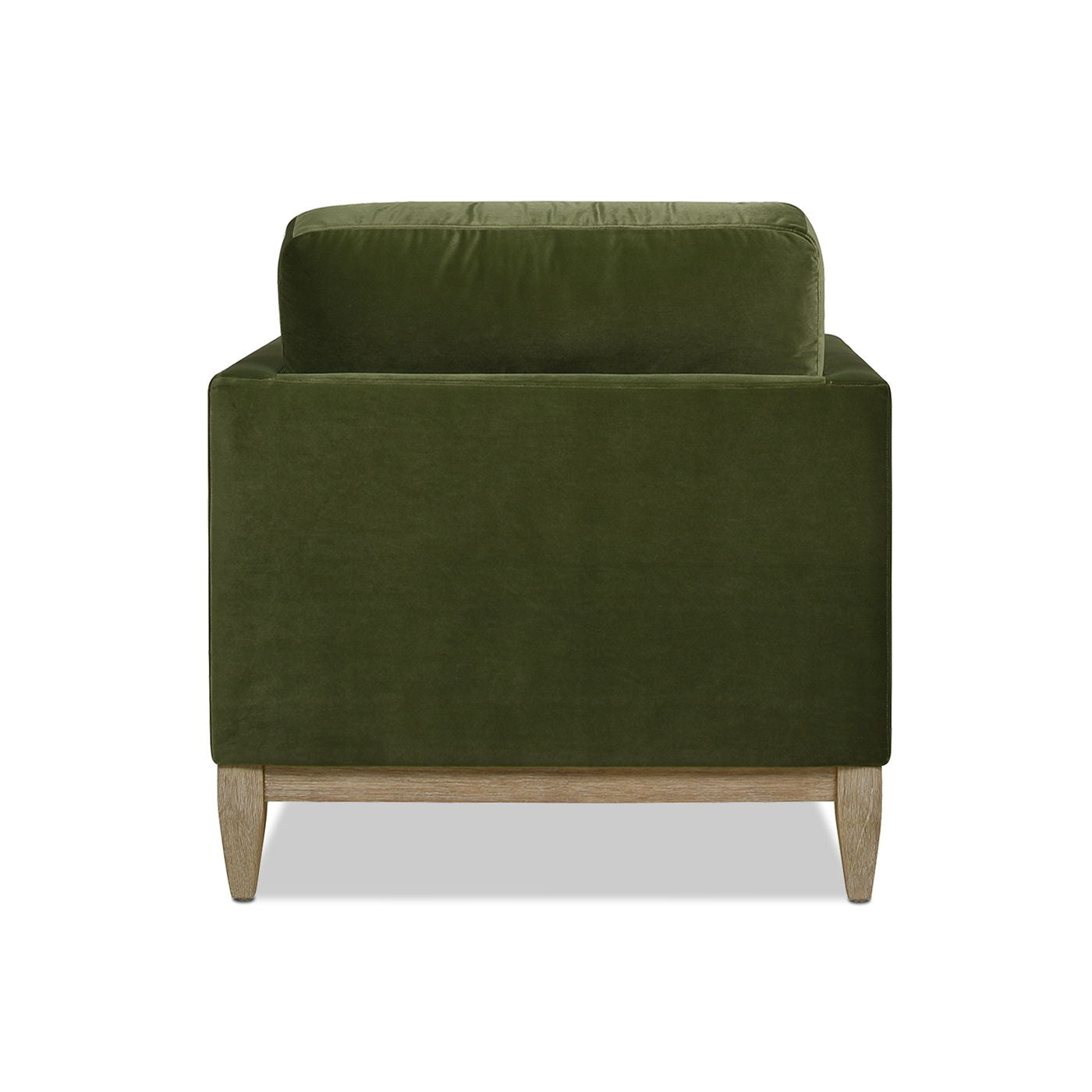 Knox - Modern Farmhouse Chaise Lounge Chair - Olive Green