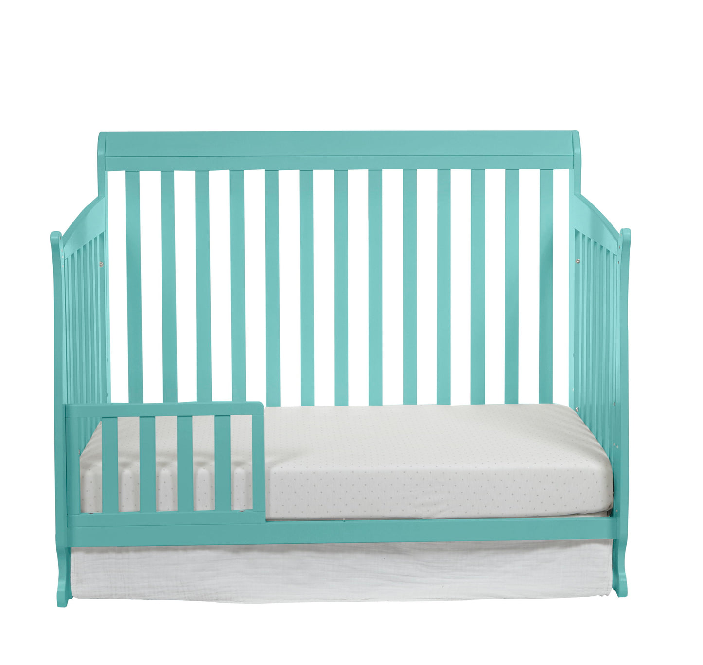 Riley - 4 In 1 Convertible Crib - Turquoise