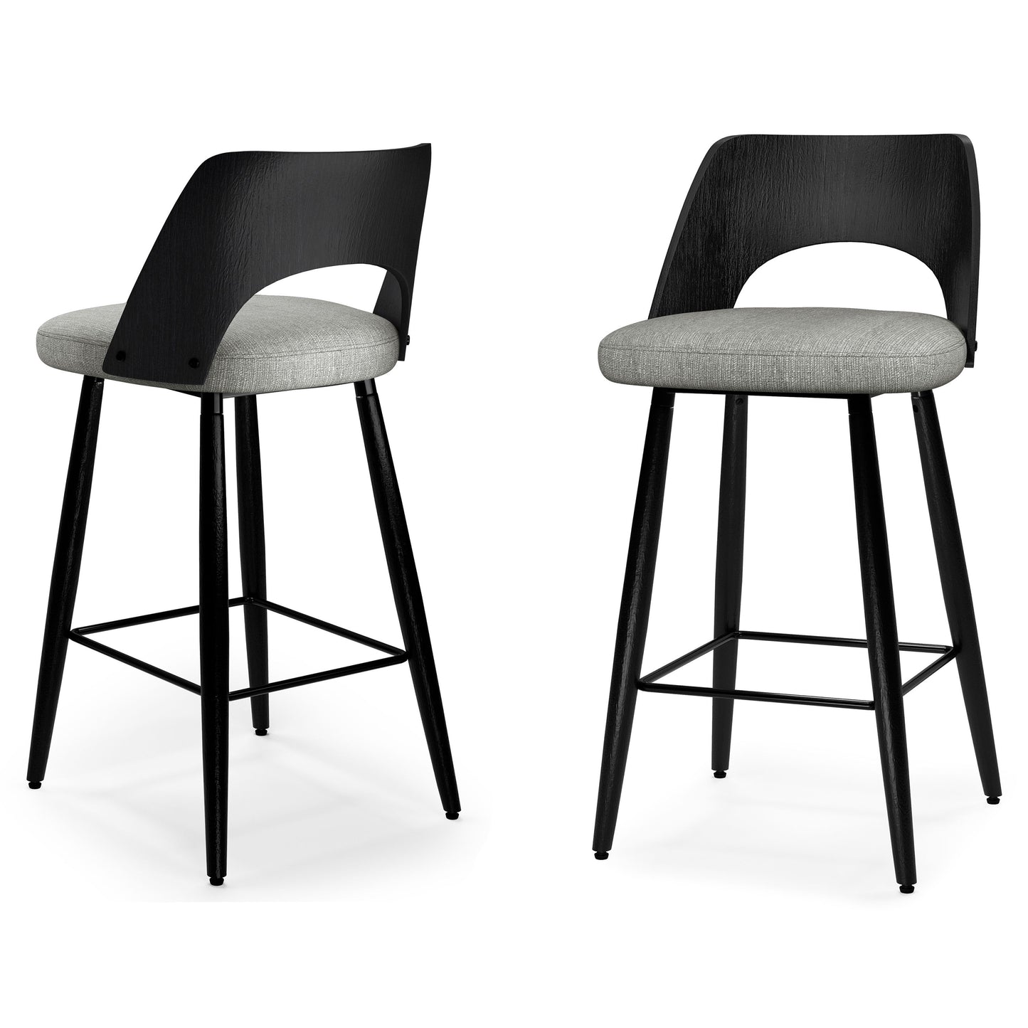 Callie - Counter Height Stool (Set of 2) - Gray