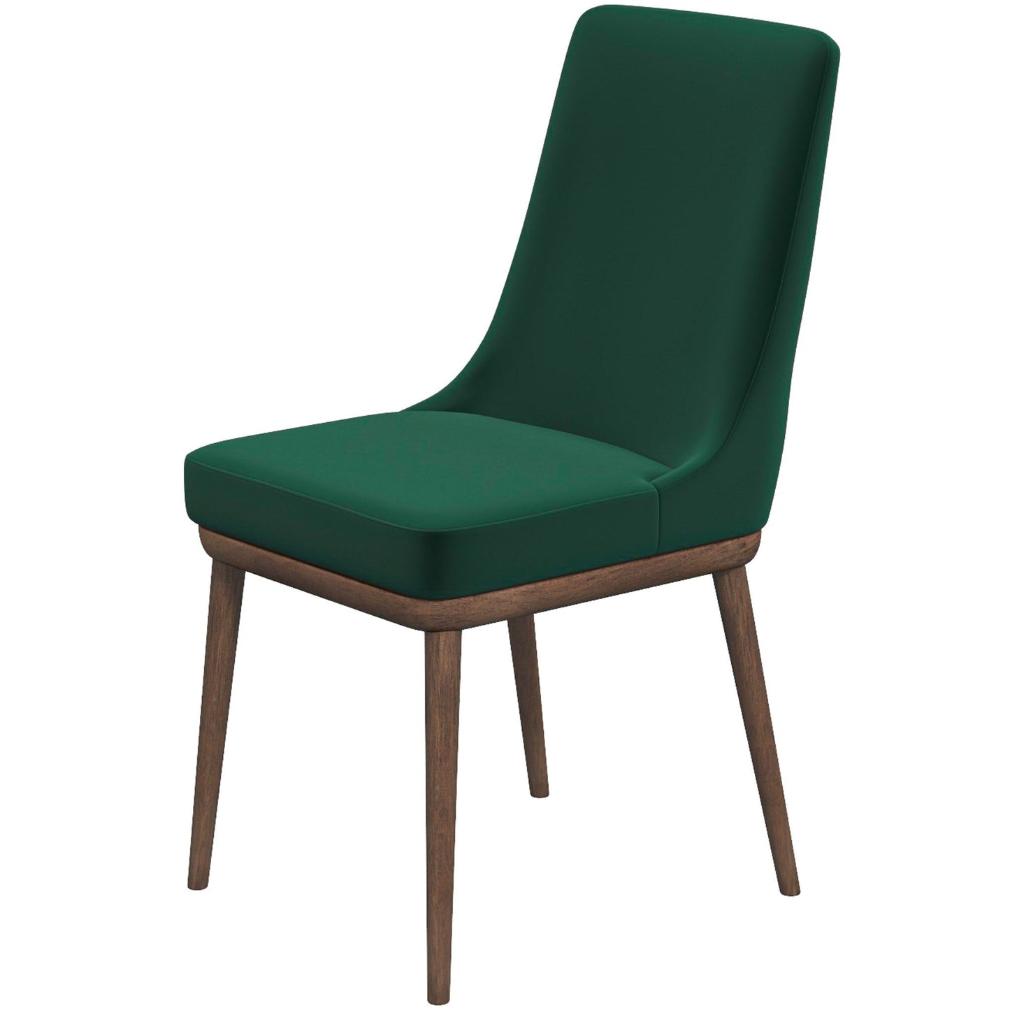 Kate - Mid-Century Modern Dining Chair (Set of 2) - Fabric - Multi