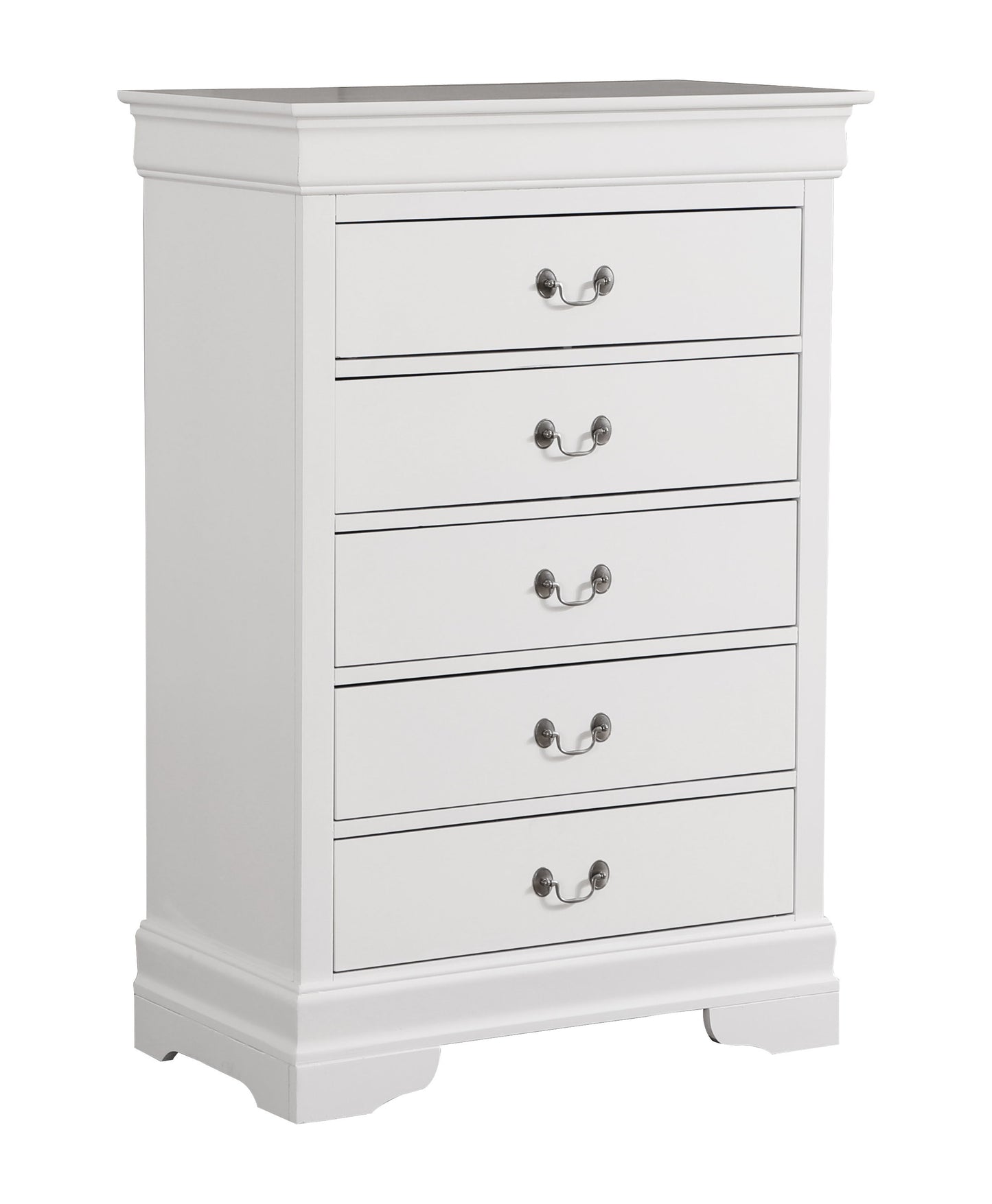 Traditional Style Storage Chest - White