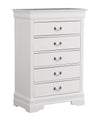 Traditional Style Storage Chest - White