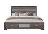 Ryder - Queen Bed Sparkle- Gray