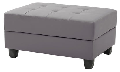 Chic Contemporary Ottoman - Gray