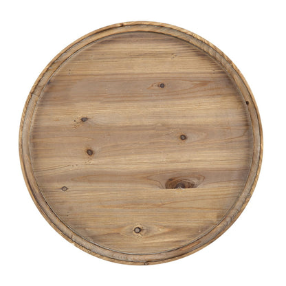 Round 3 Tiered Side Tabel, End Tabel For Lving Room Bedroom Entryway - Brown
