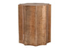Drum Accent Side Table, Contemporary - Copper