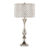 Topaz - Contemporary Table Lamp - Polished Nickel / Clear Crystal