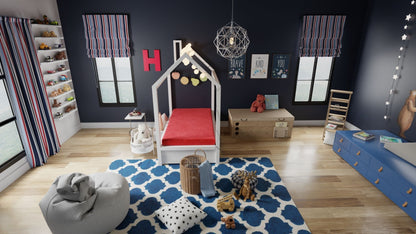 Kids Pedic - 5" Twin Classic Comfort Mattress - Red