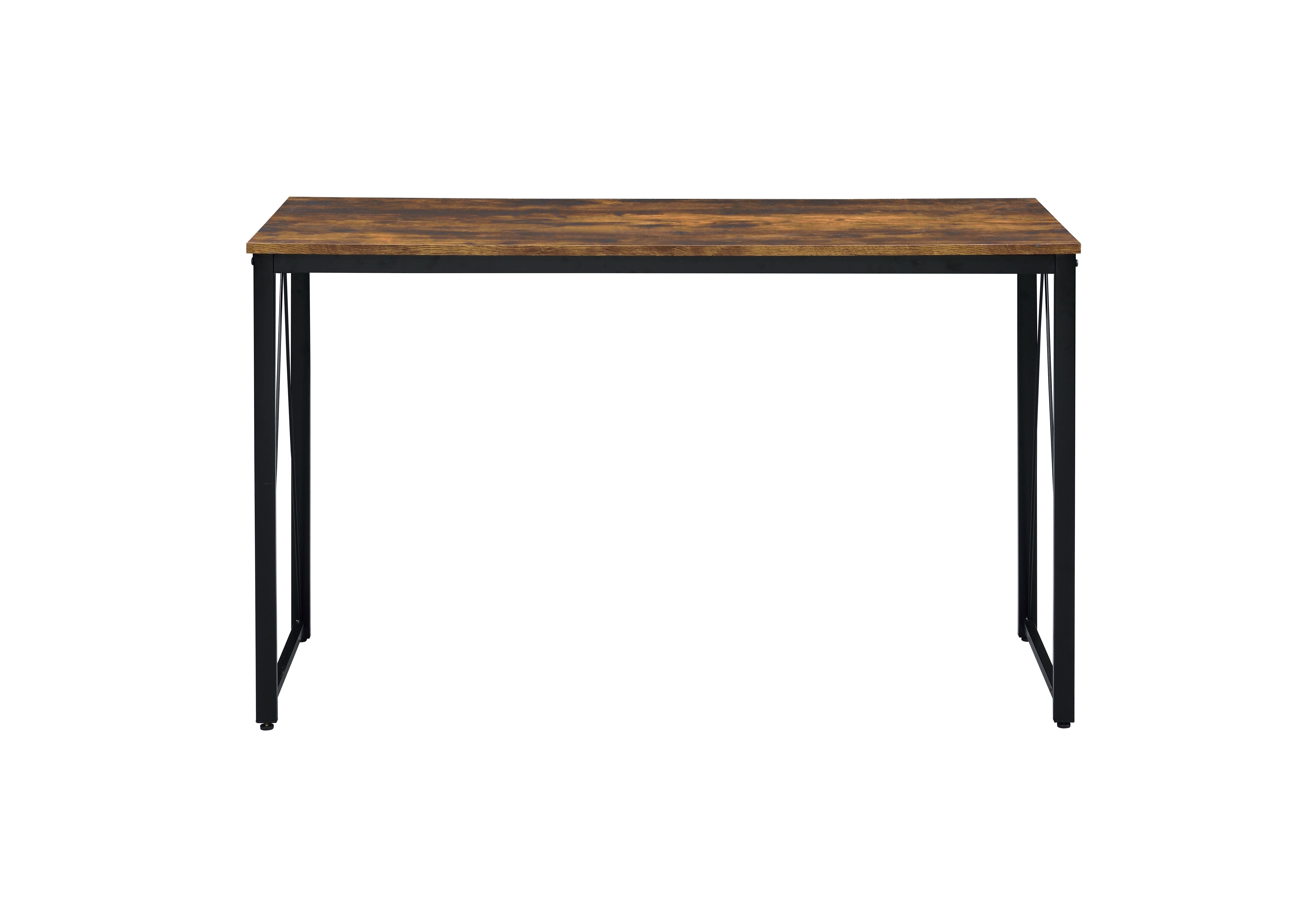 Zaidin - Writing Desk - Weathered Oak / Black
