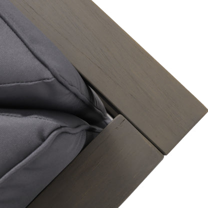 Brava - X Back Left Right Corner Bench Set - Dark Gray