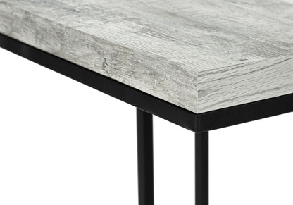 Accent Table, C - Shaped, Contemporary Stylish - Gray