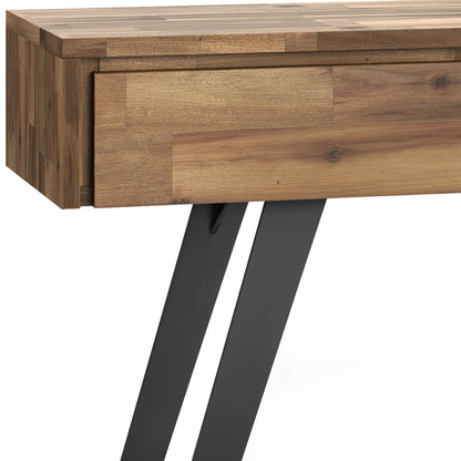 Lowry - Console Sofa Table - Distressed Golden Wheat