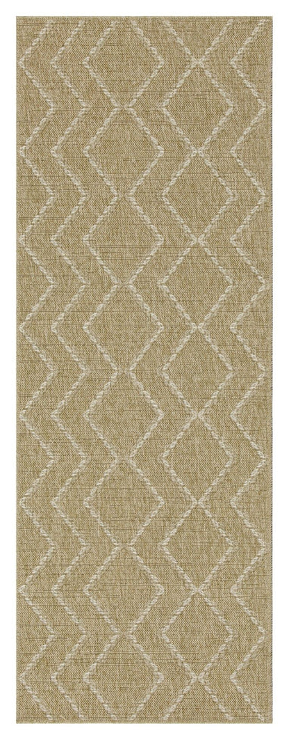 Earth - 7'10" X 10'3" Indoor, Outdoor Area Rug - Jute / White