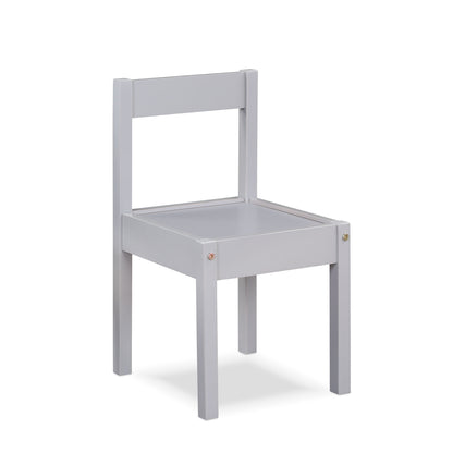 Gibson - 3-Piece Dry Erase Kids Table & Two Chair Set - Gray