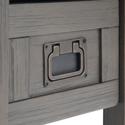 Monroe - Narrow Side Table - Farmhouse Gray